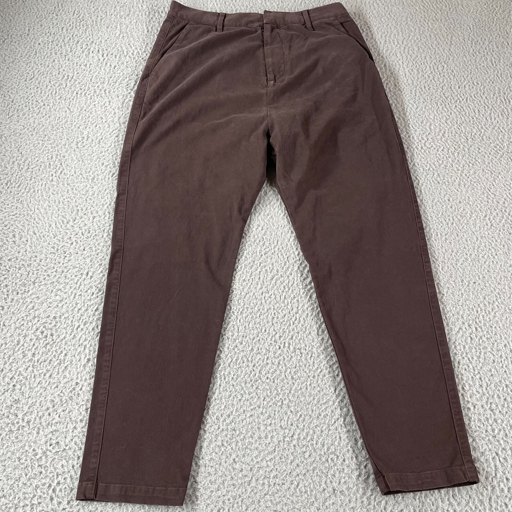 Nili Lotan Paris Pants Mens Size 29 Brown Trousers Comfort Made In USA
